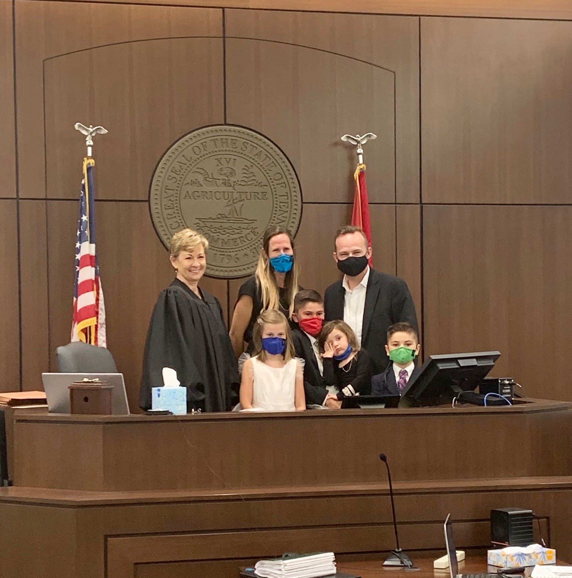 Final adoption hearing is a very happy day!